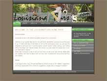 Tablet Screenshot of louisianafurs.com